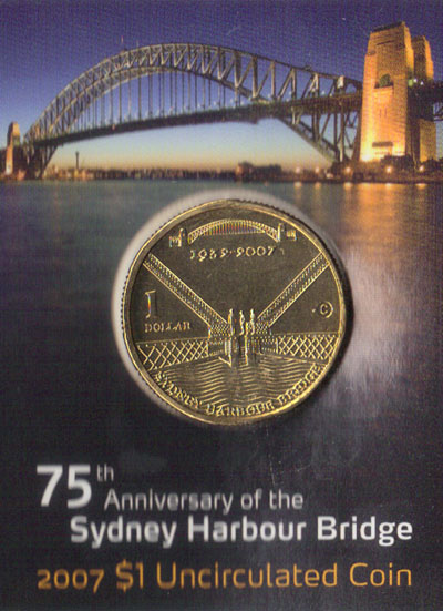 2007 C Australia $1 (Sydney Habour Bridge) K000169